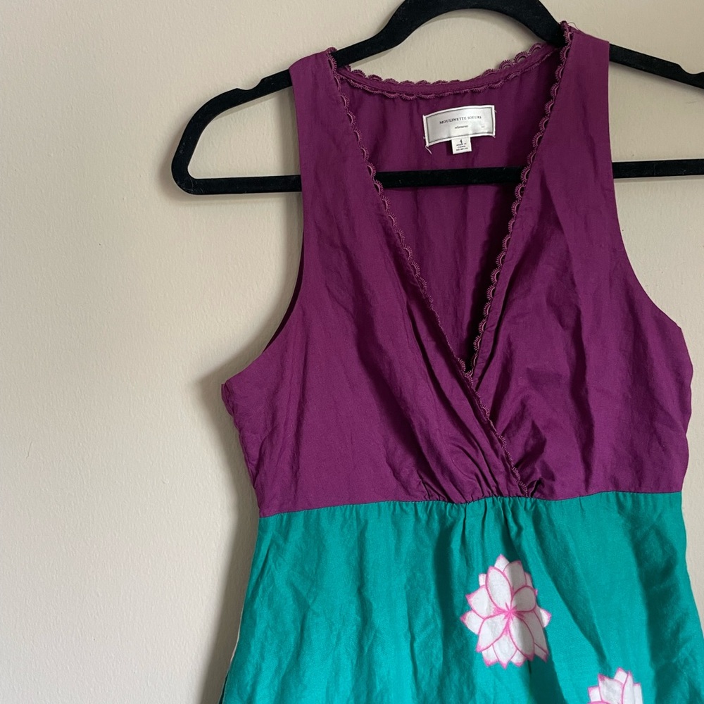 moulinette soeurs vetements (anthropologie brand) floral dress - Picture 6 of 7